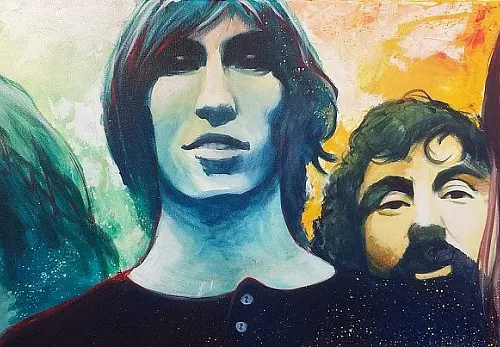 Pinkfloyd - malba na plátně