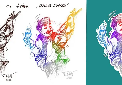Návrh doprovodné grafiky s vinařskou tématikou