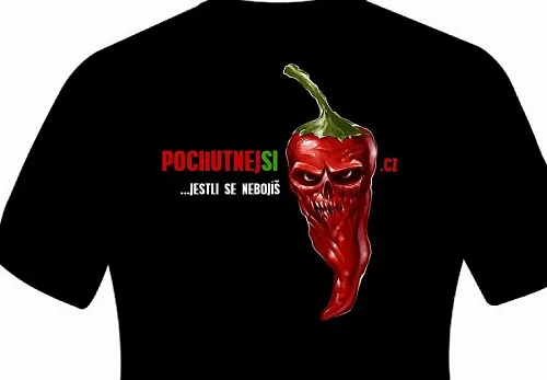 Design triček pro firmu Pochutnejsi.cz
